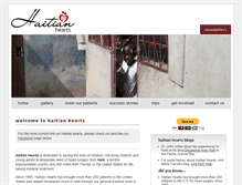 Tablet Screenshot of haitianhearts.org